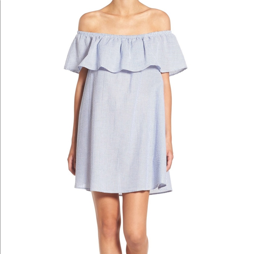 MinkPink seersucker dress